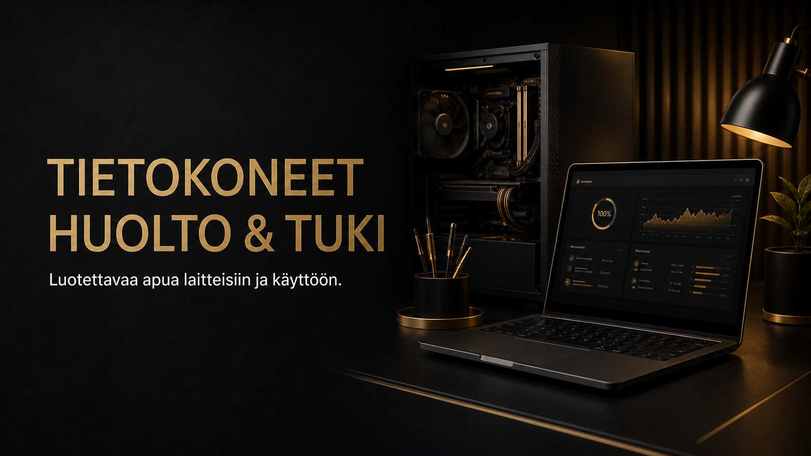 Tietokoneet, huolto ja tuki